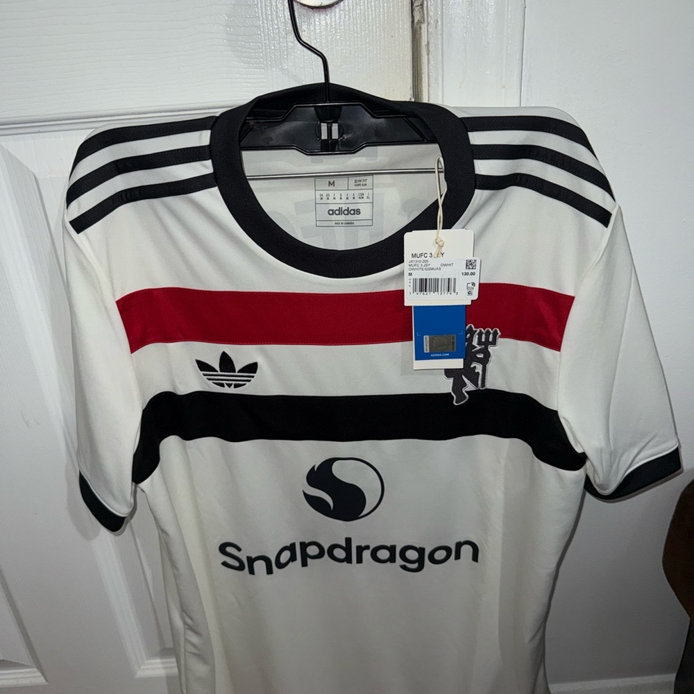 Adidas Men's Manchester jersey Black and White